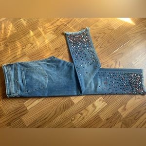 Jeweled pilcro and the letterpress jeans